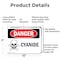 Signmission Cyanide Danger Sign, Aluminum, 10in W x 7in L, 2PK OS-2PACK-DS-A-710-L-2004 - alternate 5